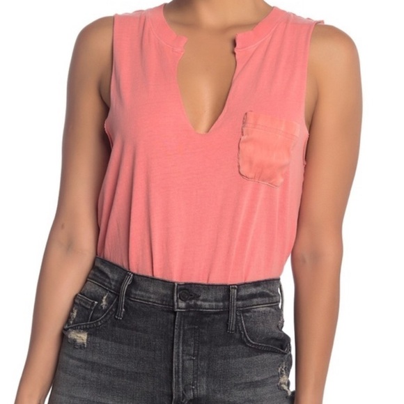 Free People Pocket T Shirt Bodysuit - Picture 4 of 13